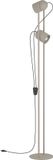 EGLO Tilston Vloerlamp - Leeslamp - E14 - 142.5 cm - Zandkleur/Beige/Crème - Kantelbaar