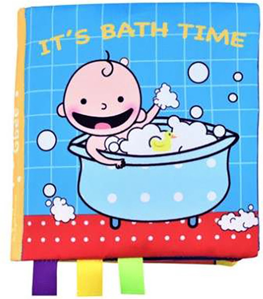 Gbee Baby speelgoed/knisperboekje /Educatief Baby Speelgoed /Zacht Baby boek /Zacht Speelgoed/Speelgoed voor baby/ Speelgoed Voor Kinderen/baby boekje/ "It's bath time "thema