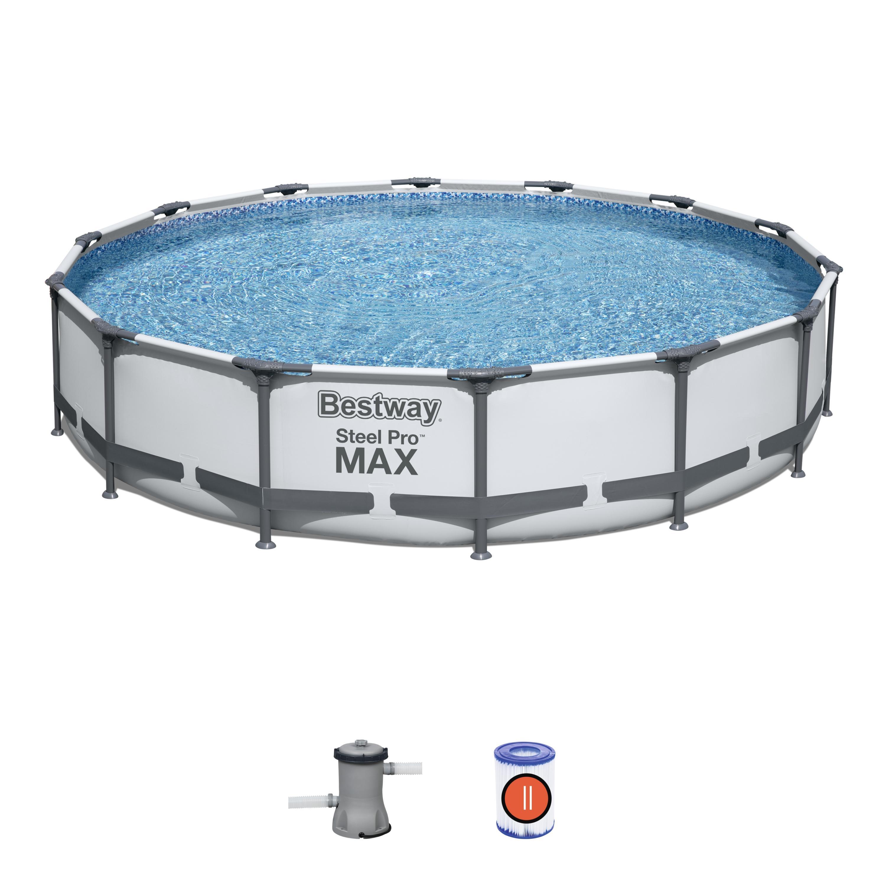 Bestway Steel Pro Zwembad steel pro max set rond 427x84