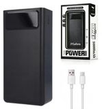 Powerbank - Chargeur portable - 50000 mAh - USB-C - 45 W - Charge rapide (bidirectionnelle) - Affichage numérique - Noir