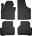 Wielganizator BasicProtect - Rubberen Automatten - Volkswagen Phaeton Long Sedan (2002-2012) - 4 Stuks - Antislip - Zwart