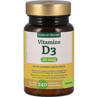 Holland & Barrett Vitamine D3 10mcg - 240 tabletten