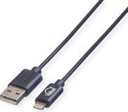 Value USB 2.0 synchronisatie- en oplaadkabel met Lightning-connector, 1 m