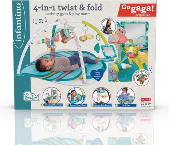 Infantino 4-in-1 Twist & fold gym - Multi colour
