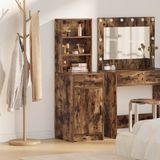 vidaXL Highboard Rook Eiken Bewerkt Hout