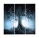 Homemania Muurfoto, boom 3-delig, natuur en landschappen per woonkamer, kinderkamer, meerkleurig, 69 x 3 x 50 cm, polyester HM203PKNV-225, hout