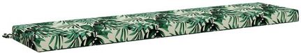 vidaXL Bankkussen SOEST 100% Polyester Bladpatroon 180 x 40 x 8 cm