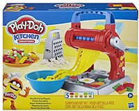 Play-Doh Kitchen Creations Pastafeest-speelset met 5 potjes niet-giftige Play-Doh-kleuren voor kinderen vanaf 3 jaar