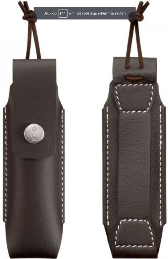 Opinel zakmesetui - bruin leren koord - no. 7 8 9