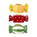 Bloomingville Bougeoir Leiano Jaune-rouge-vert, 3 pièces, 10 cm
