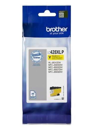 Brother LC-428XLYP Inktcartridge Geel Origineel XL 5000 Pagina's