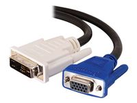C2G 2M DVI-A manspersoon to HD15 VGA vrouwtje Computer Monitor Extension kabel