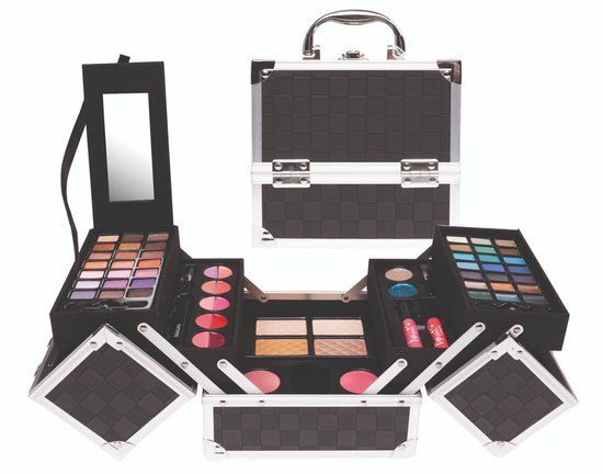 Top1Toys Bol Make Up Koffer - Groot - Zwart