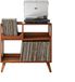 Crosley Asheville - Middelgroot platenspeler meubel met opbergvak voor vinyl in walnoot
