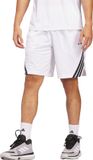Adidas Performance Legends 3-Stripes Basketbalshort Heren Wit M