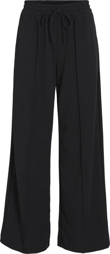 VILA VICLUA HW WIDE PANTS-NOOS Dames Broeken - XS - Black Beauty
