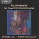 Outhere BIS Records Ulf Wallin & Roland Pöntinen - Hindemith; The Complete Violin Sonatas (CD)