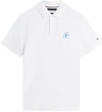 Tommy Hilfiger Polo Homme Coton Blanc Taille M