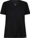 CMP Damestrui Blend V-hals Korte mouw Polyester/Lyocell/Elastaan XXL Nero