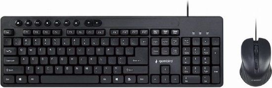 Gembird KBS-UM-04 - Toetsenbord - USB - QWERTY (US) - Zwart
