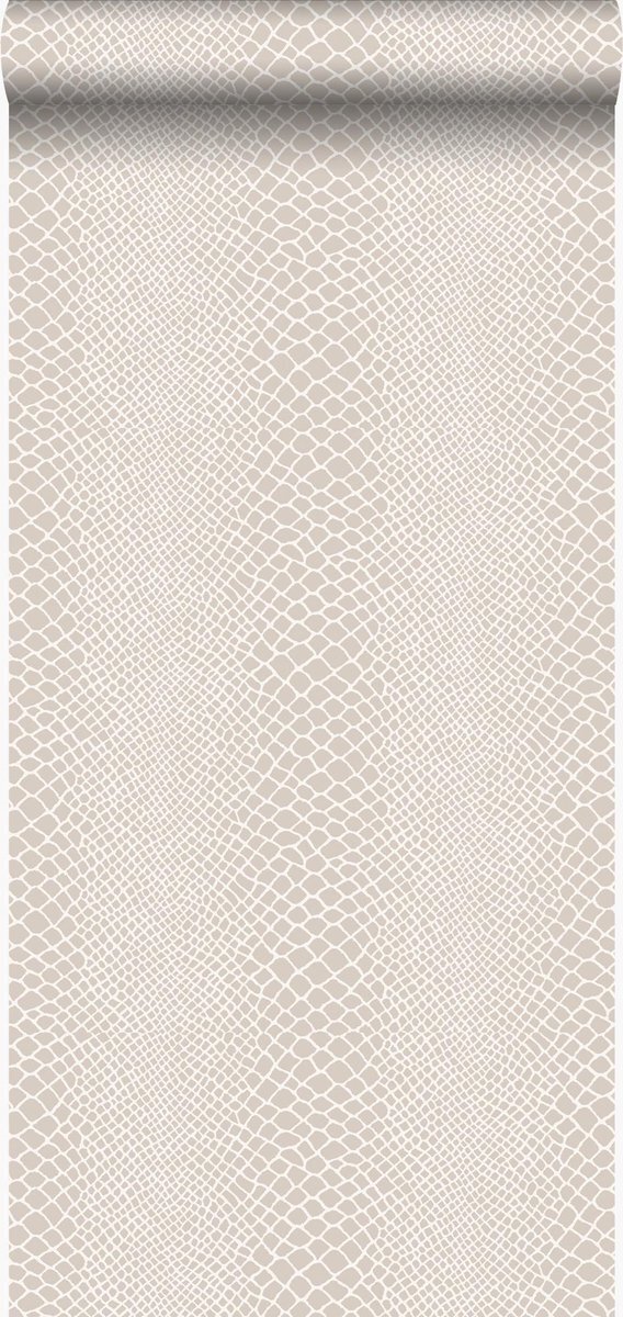 Origin Wallcoverings behang slangenprint beige - 347339 - 53 cm x 10,05 m