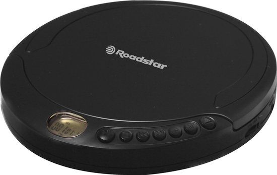 Roadstar PCD-498MP Portable CD player Zwart