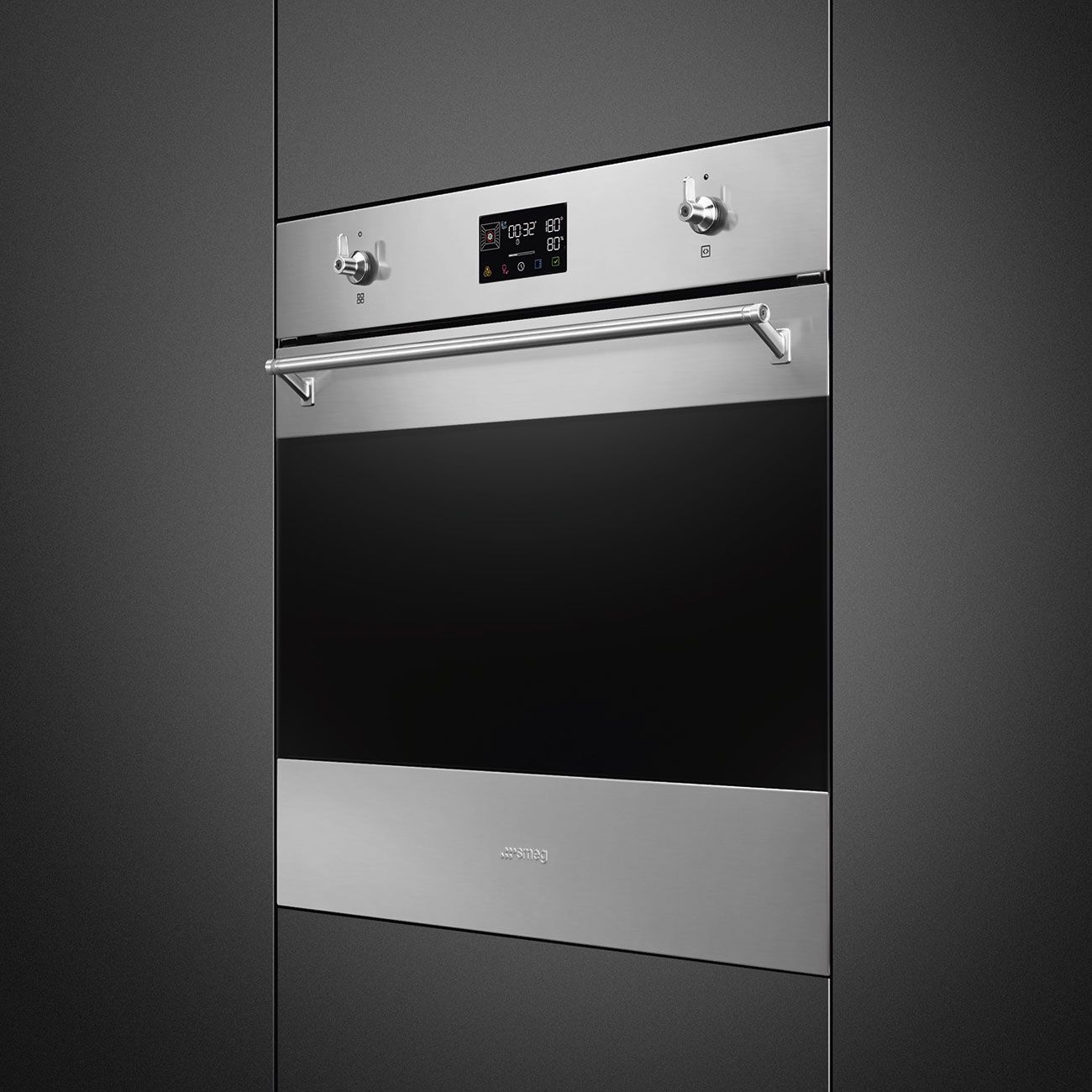 Smeg Classic SO6302S3PX - 68L Built-in Electric Oven - Stainless Steel