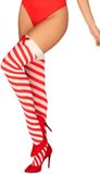 Obsessive Kissmas Kousen Rood L/XL