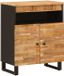 vidaXL Bijzetkast Bruin 60 x 33 x 75 cm Massief Mango Hout