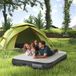 Merkloos Opblaasbaar Matras voor 2 Personen met Elektrische Pomp - Comfortabel en Compact voor Camping