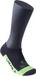 Vibor-a Chaussettes invisibles noires et jaune fluo Tennis Unisexe Polyester Pointure 43-46