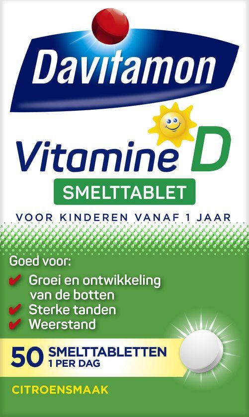 Davitamon Vitamine D Kinderen - 50 Smelttabletten