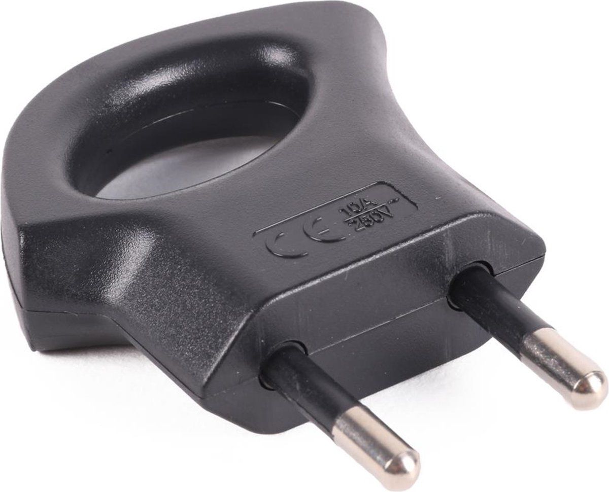 Benson Stekker p-grip - 10A 230V Max. 2500W - zwart