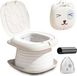 Ibenzoa® Toilet portable pliable pour enfants – Toilettes de voyage en plastique ABS, réutilisable, capacité de charge maximale 50 kg, adapté aux enfants de 12 mois à 45 kg, pour une utilisation intérieure et extérieure