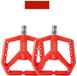 HBS HBS PD-500 Nylon MTB Pedalen - Verbreed Antislip Design - Du Plus 1 Lager - Rood