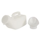 Mobiclinic Uniseks urinoir, 1 liter, met deksel, draagbaar, wit