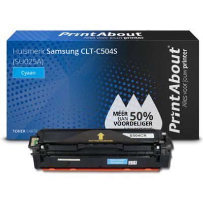 PrintAbout CLT-C504S Toner Cyaan Compatible with Samsung Printers