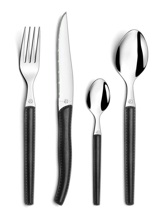 Amefa Sky Lag - 24 delige bestekset zwart - 6 persoons