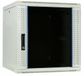 DSIT 12U witte wandkast met glazen deur 600x600x635mm (BxDxH)