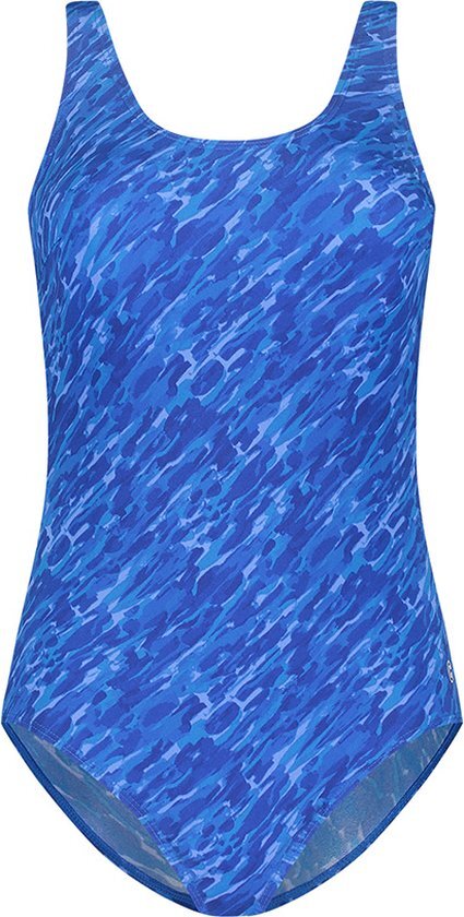 ten Cate dames badpak soft cup camo blauw - 48