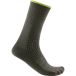 Castelli Chaussettes Premio 18 Vert Deep, Taille S/M