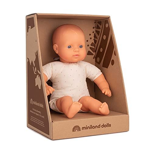 Miniland Dolls: 32 cm pop met zacht lichaam - Geschenkdoos