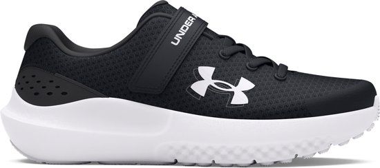 Under Armour UA BPS Surge 4 AC Jongens Sportschoenen - Zwart - Maat 30