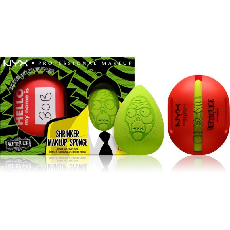 NYX Professional Make Up Beetlejuice Shrinker Make-up - Make-up Spons & Toilettas - Set van 2