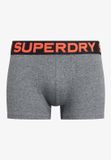 Superdry Duopak Slips Heren Zwart/Grijs L