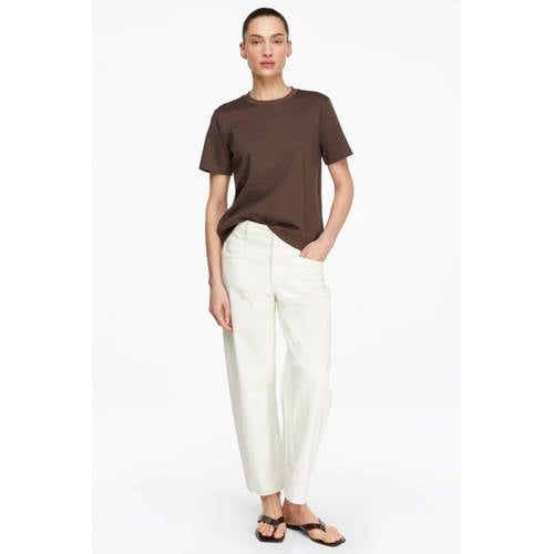 Comma Barrel Jeans Wit