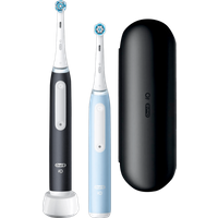 Oral-B iO 3 Elektrische Tandenborstel Duo Zwart & Blauw - 1 set