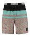 PUMA Heritage Stripe Mid Shorts Boardshorts voor heren, roze combo, S