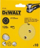 DeWALT DT3105 P120 Schuurpapier - 125mm - 10 stuks