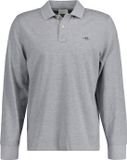 Gant polo lange mouw grijs 2-knoops - 56